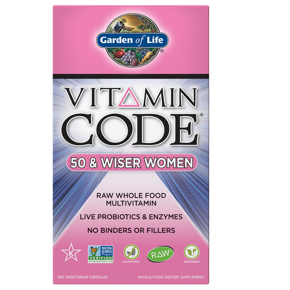 Garden of Life - Vitamin Code 50 and Wiser Womens Multi 240 capsules