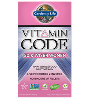 Garden of Life - Vitamin Code 50 and Wiser Womens Multi 240 capsules