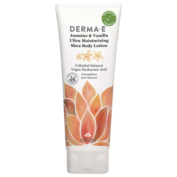 DermaE Natural Bodycare - Jasmine & Vanilla Ultra Moisturizing She