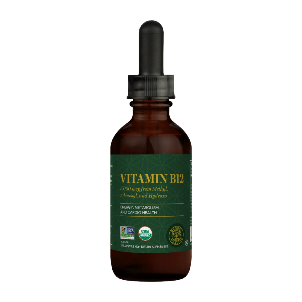 Global Healing Center - Vitamin B12 5000 mcg 59.2 Milliliters