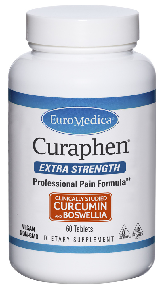 EuroMedica Curaphen® Extra Strength 60 tablets front