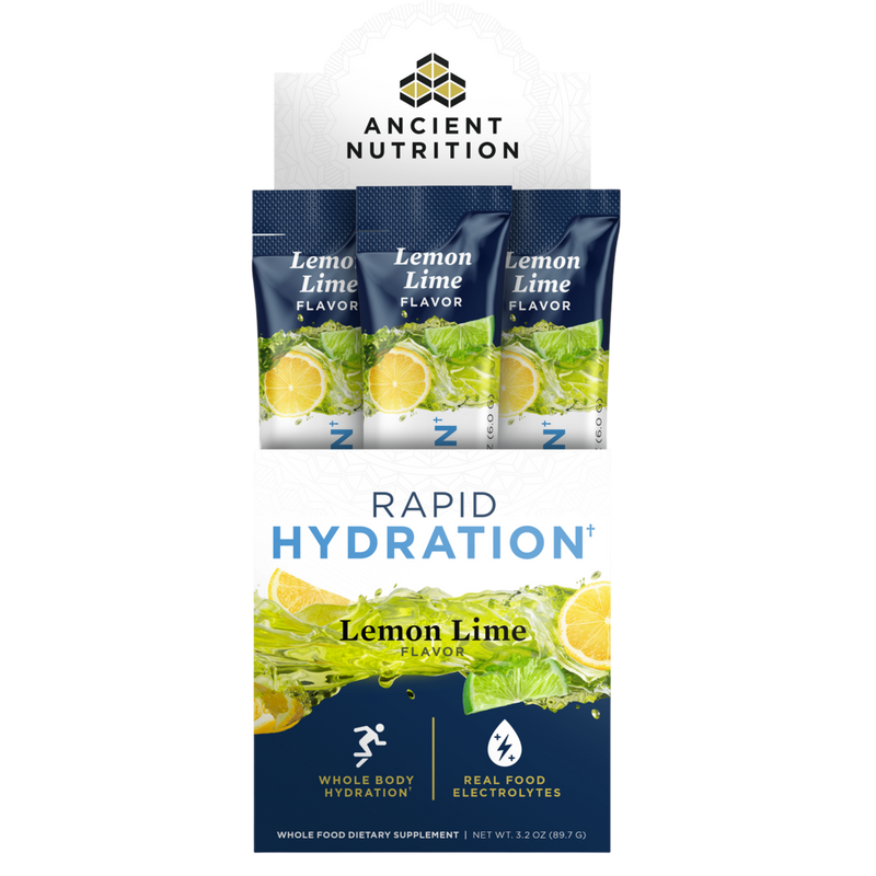 Ancient Nutrition - Rapid Hydration - Lemon Lime