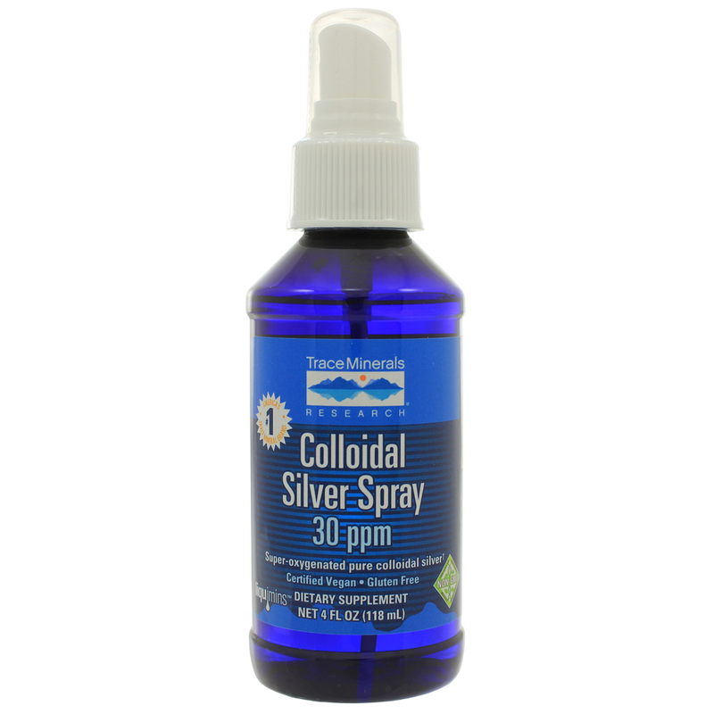 Trace Minerals Research - Colloidal Silver Spray 30PPM