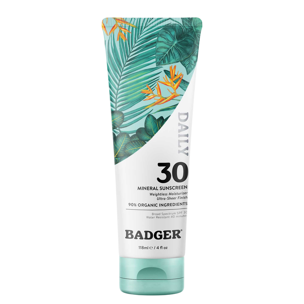 Badger - SPF 30 Daily Mineral Sunscreen Lotion