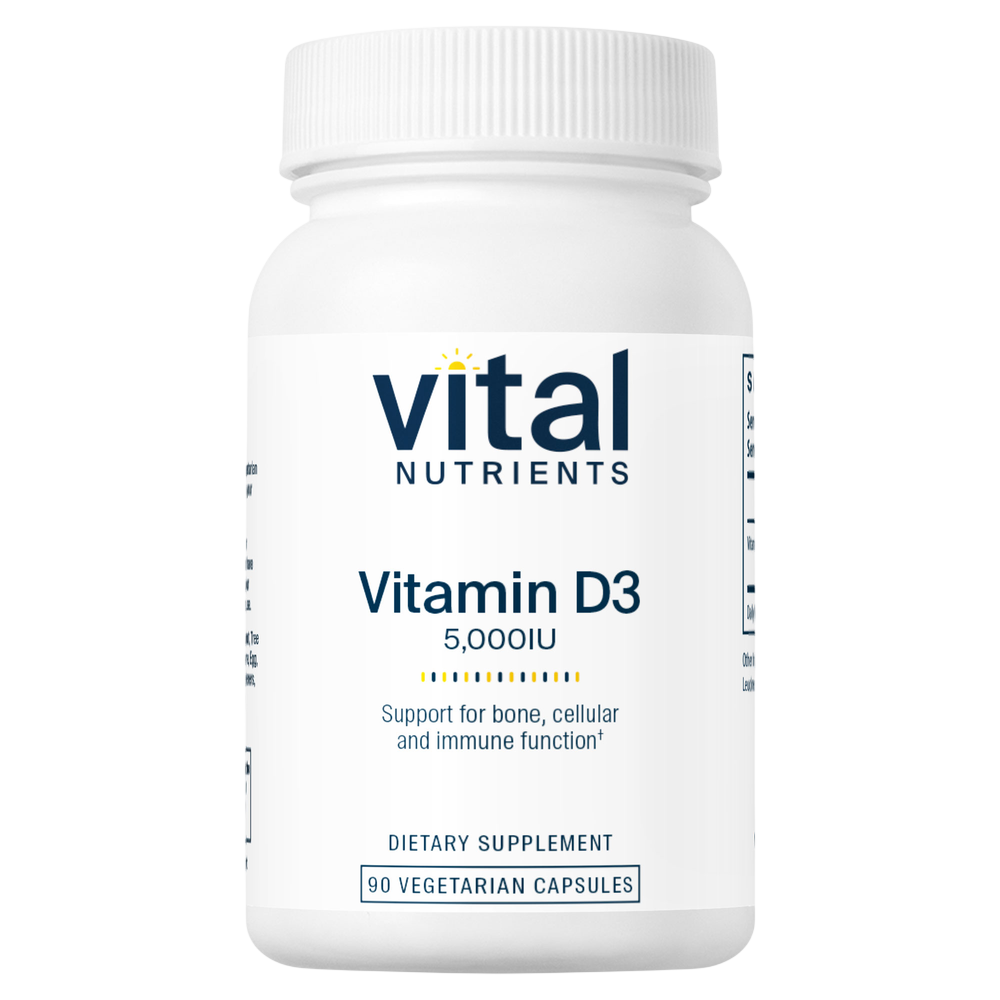 Vital Nutrients - Vitamin D3 5000IU 90 capsules