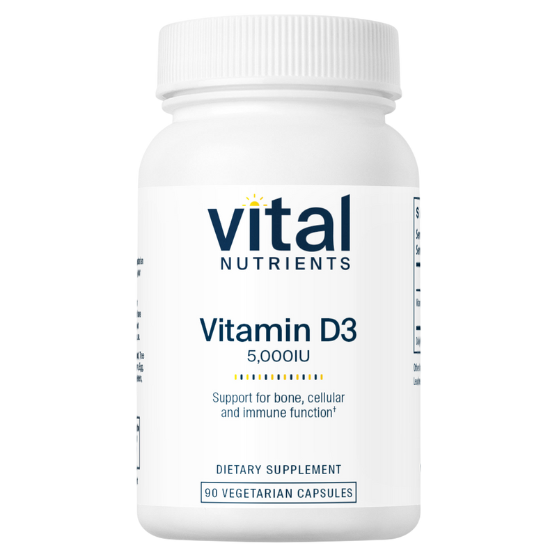 Vital Nutrients - Vitamin D3 5000IU 90 capsules