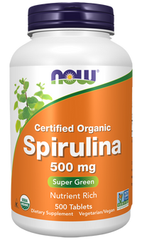 NOW Foods - Spirulina 500mg 500 tablets