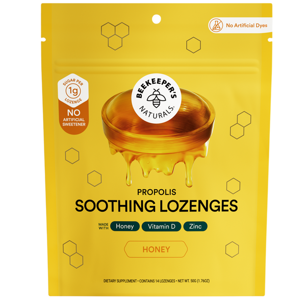 Beekeeper's Naturals - B. Soothed Honey Lozenges