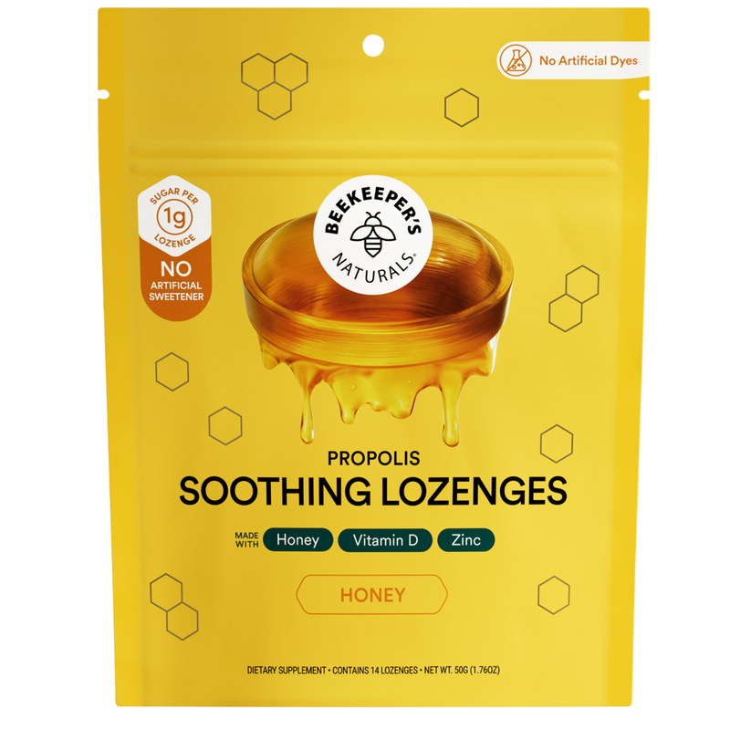 Beekeeper's Naturals - B. Soothed Honey Lozenges