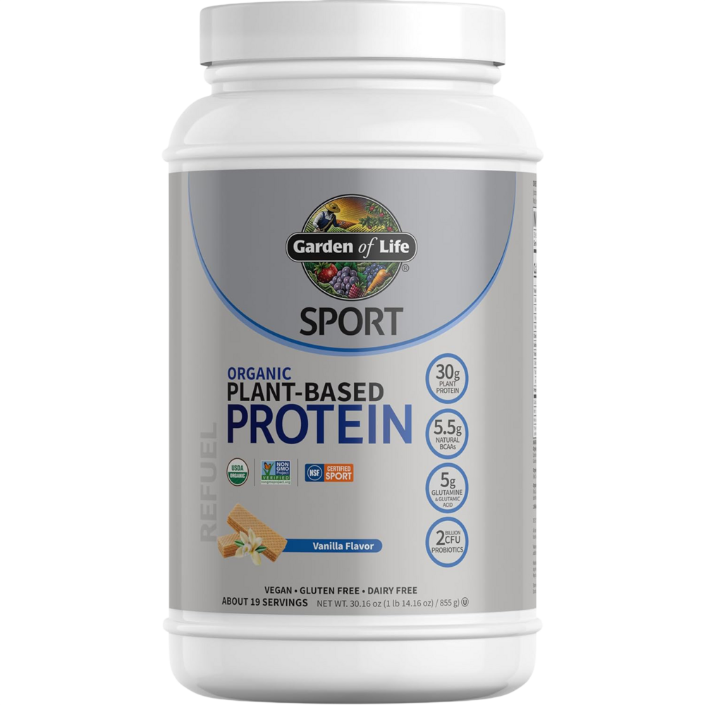 Garden of Life Sport - SPORT Organic Plant-Based Protein, Vanilla