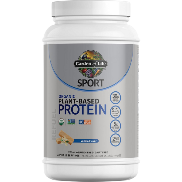 Garden of Life Sport - SPORT Organic Plant-Based Protein, Vanilla