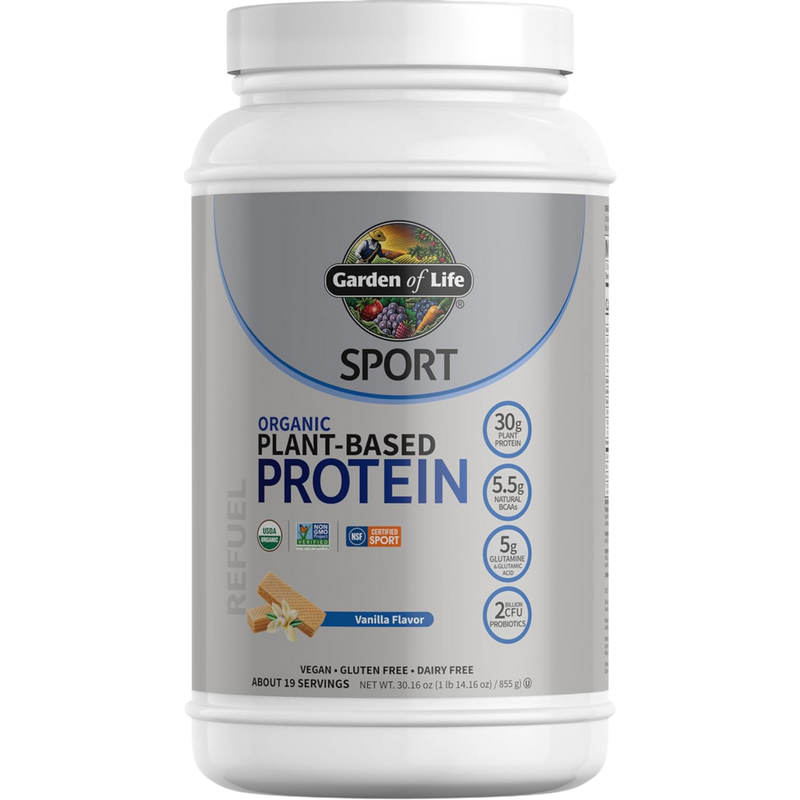 Garden of Life Sport - SPORT Organic Plant-Based Protein, Vanilla