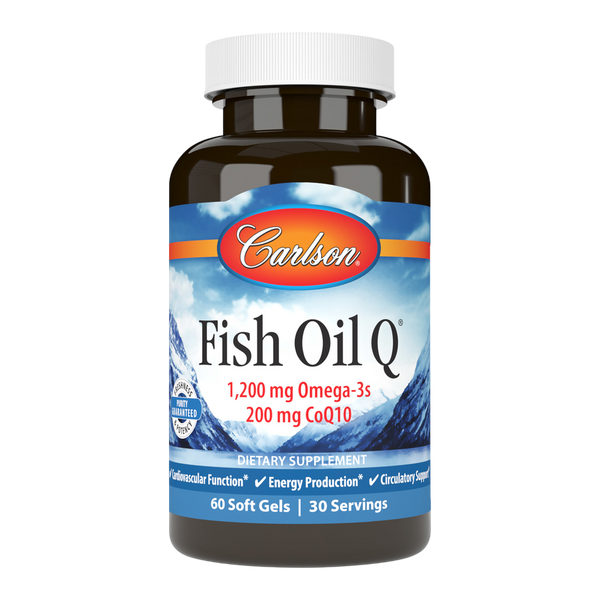Carlson Labs - Fish Oil Q 60 Softgels