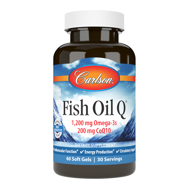 Carlson Labs - Fish Oil Q 60 Softgels
