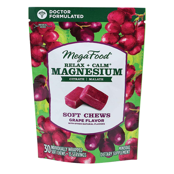 MegaFood - Relax + Calm Magnesium Soft Chews
