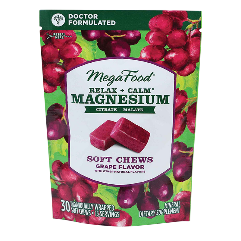 MegaFood - Relax + Calm Magnesium Soft Chews