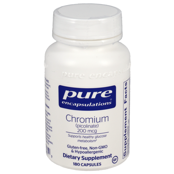 Pure Encapsulations - Chromium (Picolinate) 200mcg 180 capsules