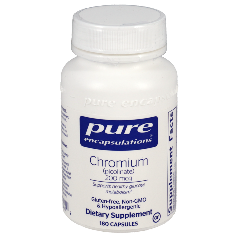 Pure Encapsulations - Chromium (Picolinate) 200mcg 180 capsules