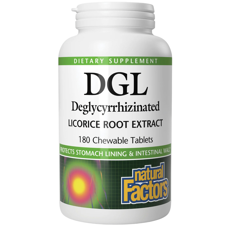 Natural Factors - DGL 400mg 10:1 Extract