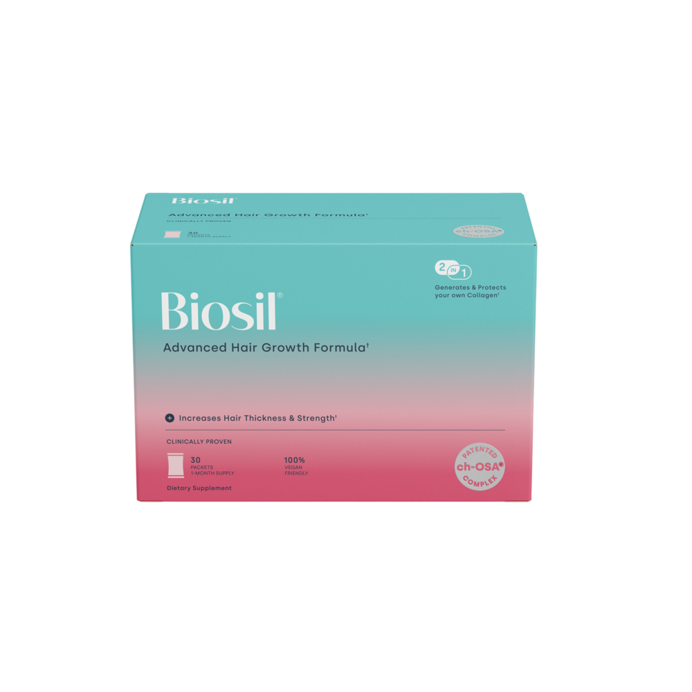 Biosil® - Advanced Hair Growth – ch-OSA®, Biotin & AnaGain® for Fuller, Stronger Hair