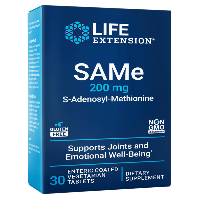 Life Extension - SAMe (S-Adenosyl-Methionine) 200mg