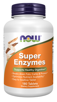 NOW Foods - Super Enzymes Tablets 180 tablets