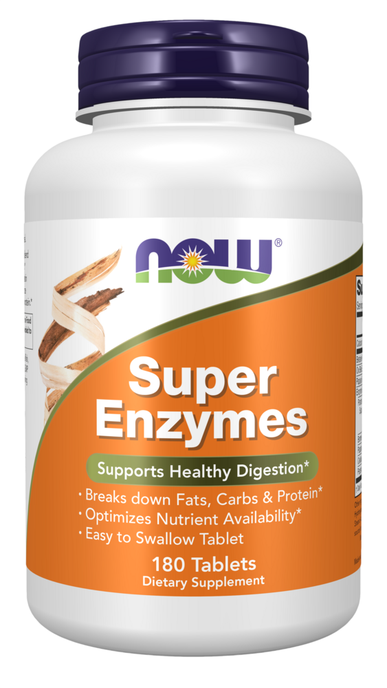 NOW Foods - Super Enzymes Tablets 180 tablets