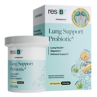 Resbiotic Nutrition - PRO resB Lung Support Probiotic 2-Pack of 60 Capsules