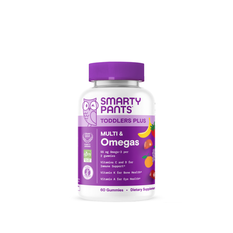 SmartyPants Vitamins - Toddler Plus Multi & Omegas