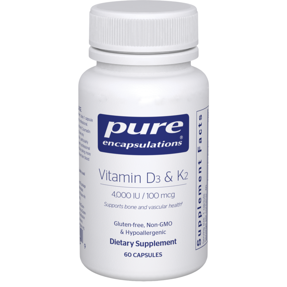 Pure Encapsulations - Vitamin D3 & K2 60 capsules