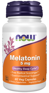 NOW Foods - Melatonin 5mg 60 capsules
