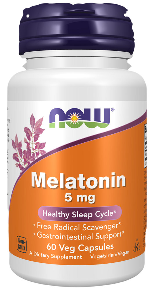 NOW Foods - Melatonin 5mg 60 capsules