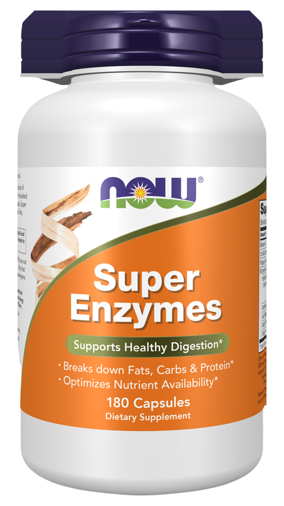 NOW Foods - Super Enzymes Capsules 180 capsules
