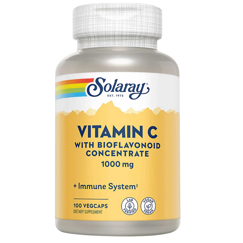 Solaray - Vitamin C with Rose Hips, Acerola & Bioflavonoids 1000mg