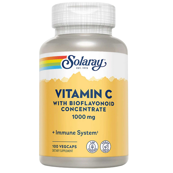 Solaray - Vitamin C with Rose Hips, Acerola & Bioflavonoids 1000mg