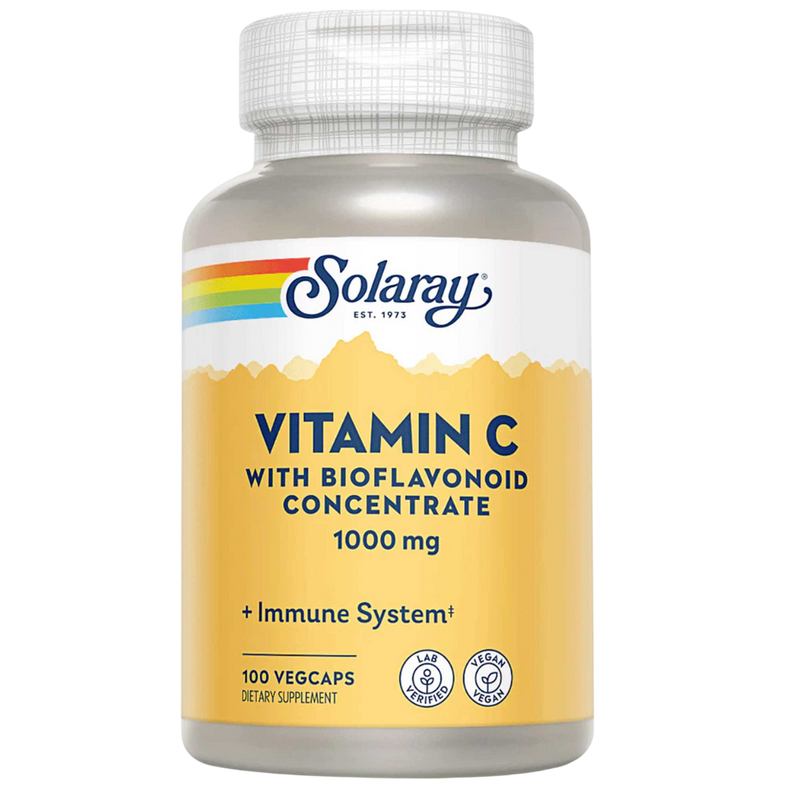 Solaray - Vitamin C with Rose Hips, Acerola & Bioflavonoids 1000mg