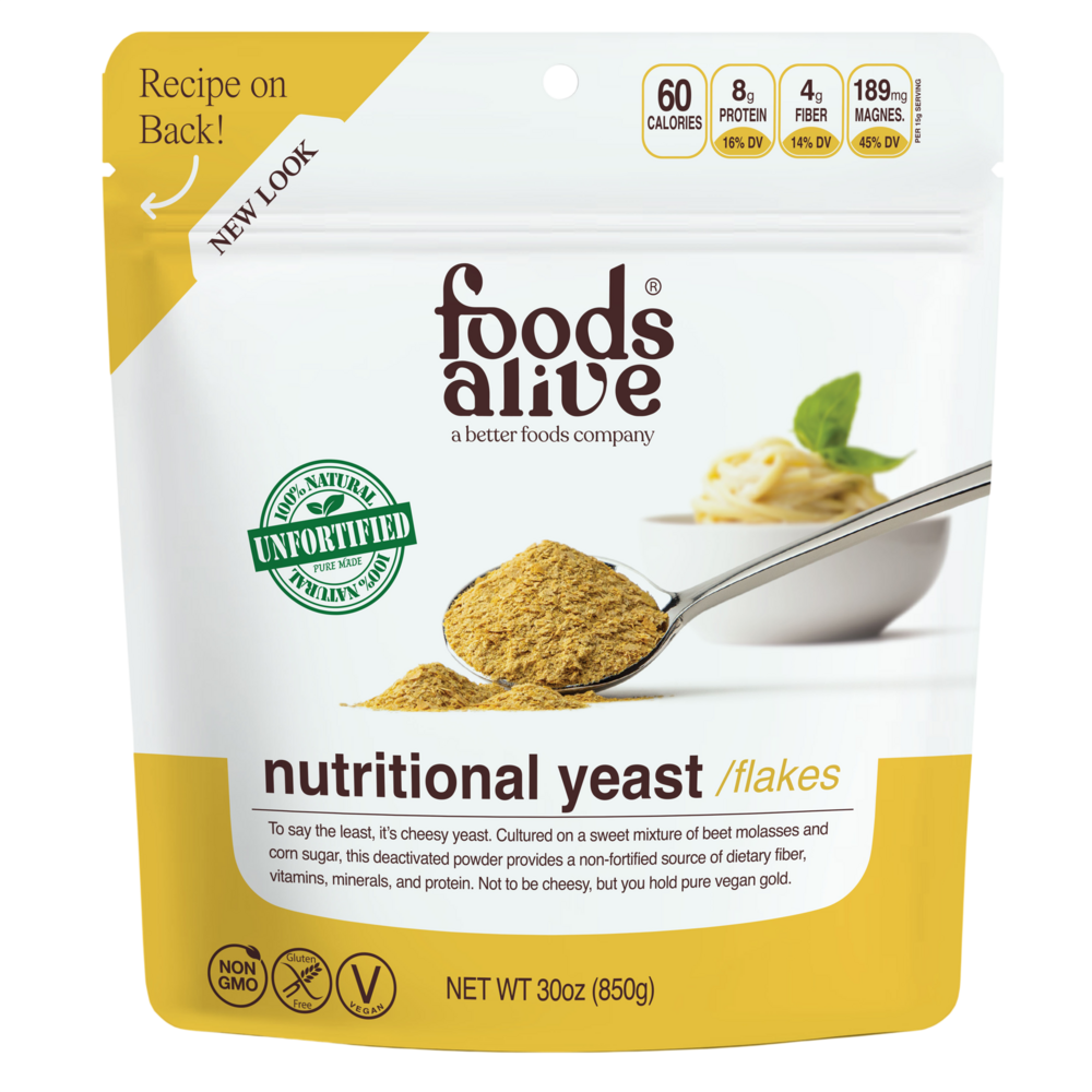 Foods Alive - Nutritional Yeast Unfortified 30 Ounces