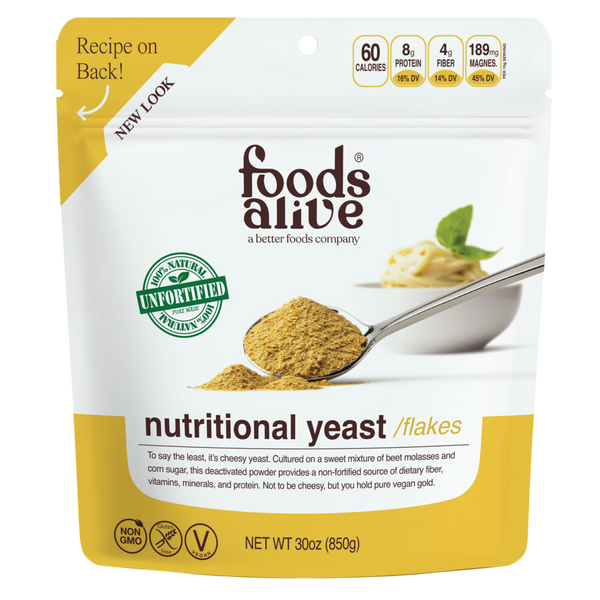 Foods Alive - Nutritional Yeast Unfortified 30 Ounces