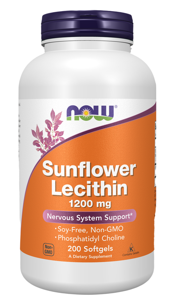 NOW Foods - Sunflower Lecithin 1200mg 200 Softgels