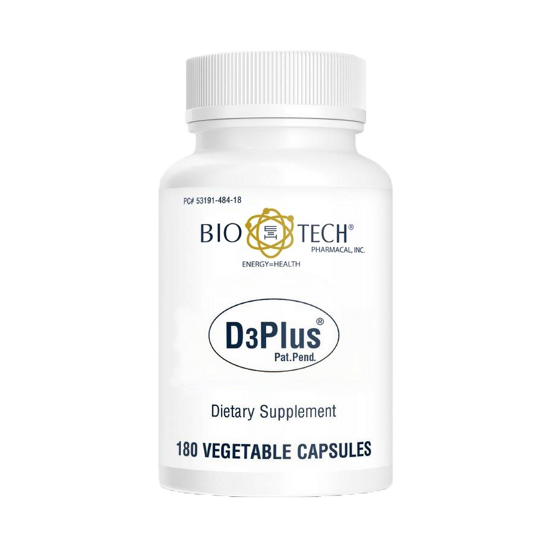 Bio-Tech Pharmacal - D3 Plus 180 capsules