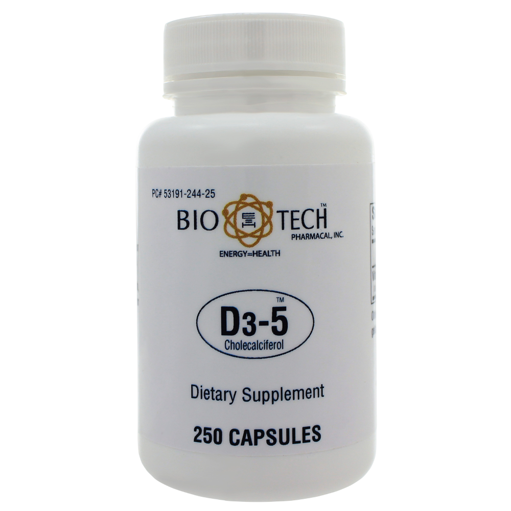 Bio-Tech Pharmacal - D3-5 5,000IU 250 capsules