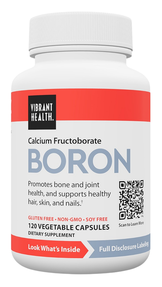 Vibrant Health - Boron 120 capsules