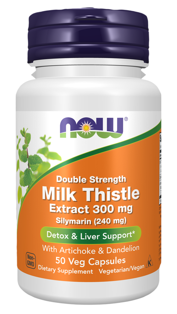 NOW Foods - Silymarian Milk Thistle 300mg 50 capsules
