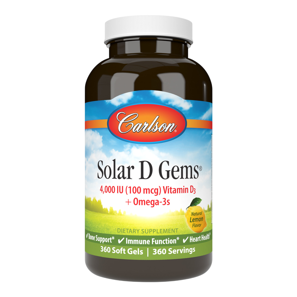 Carlson Labs - Solar D Gems® 4,000IU 360 Softgels