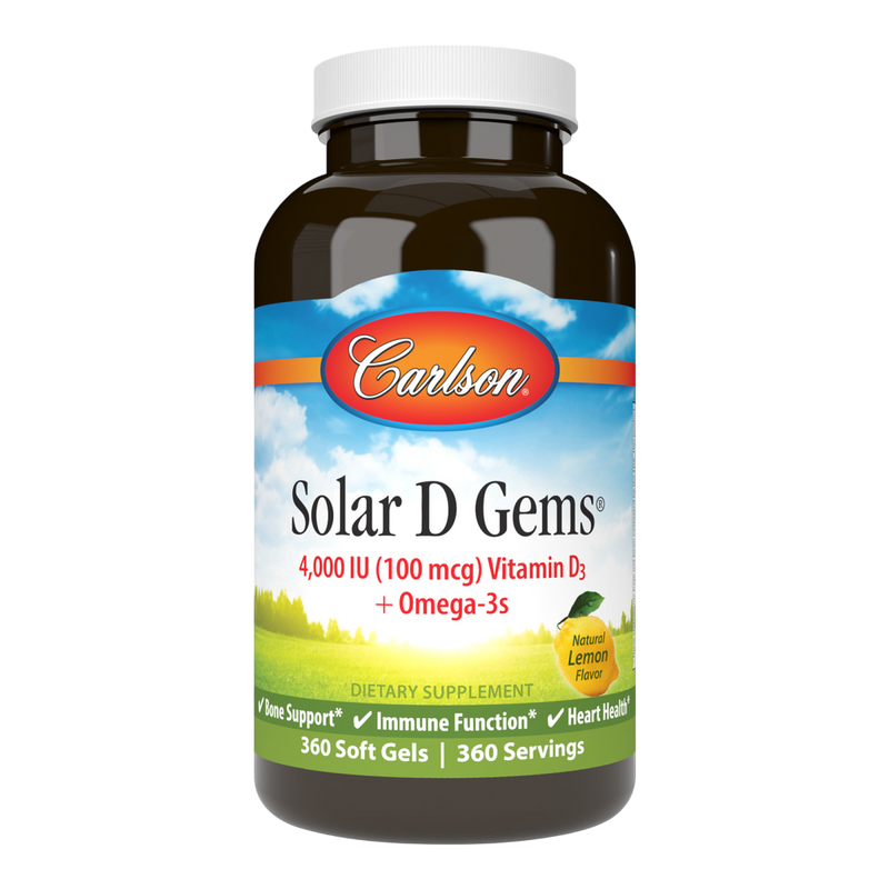 Carlson Labs - Solar D Gems® 4,000IU 360 Softgels