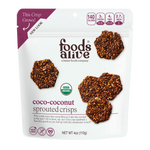 Foods Alive - Coco-Coconut Sprouted Crisps Organic — view 1