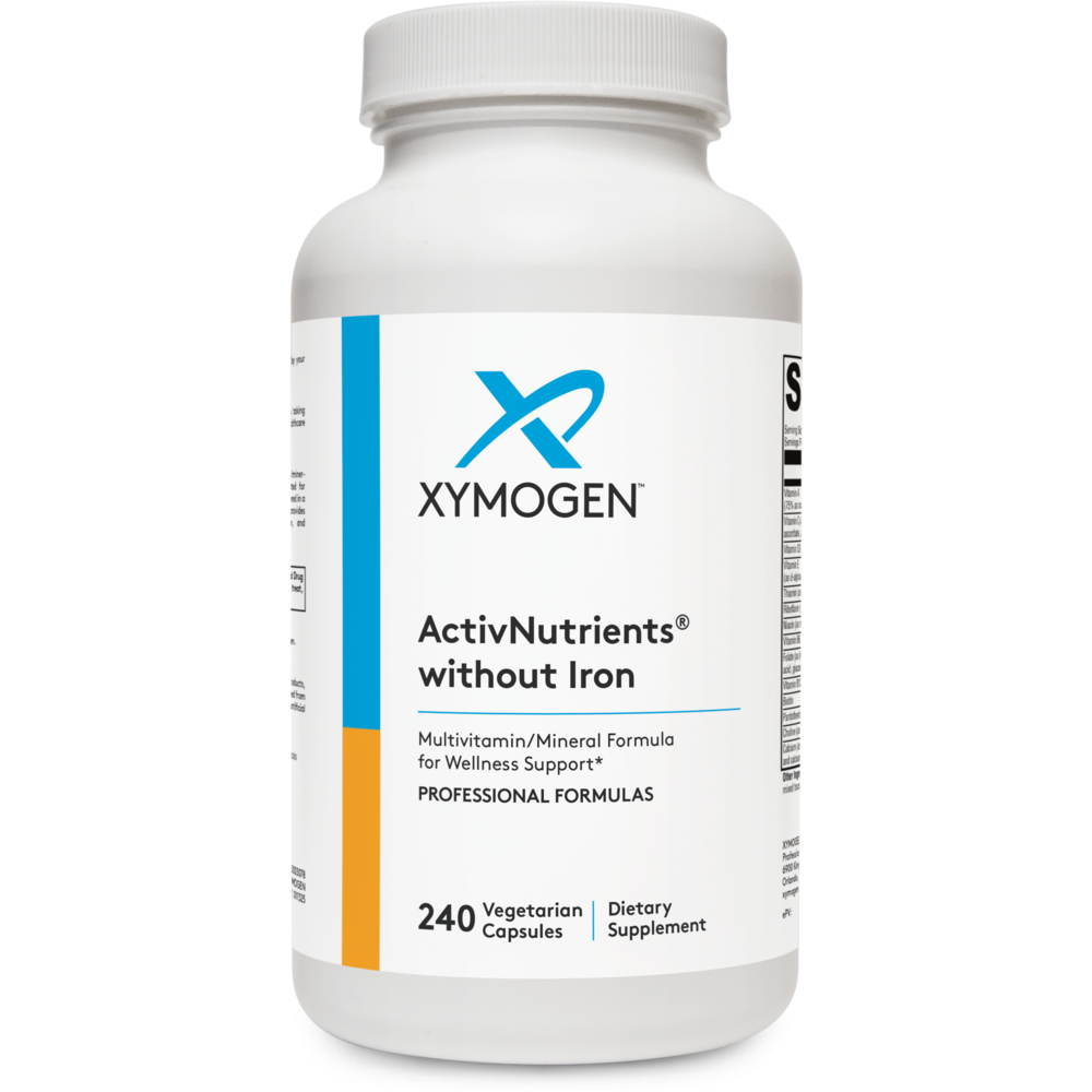 Xymogen - ActivNutrients Without Iron (Multivitamin) 240 capsules