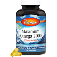 Carlson Labs - Maximum Omega 2000 (Bonus Bottle) 90 Softgels