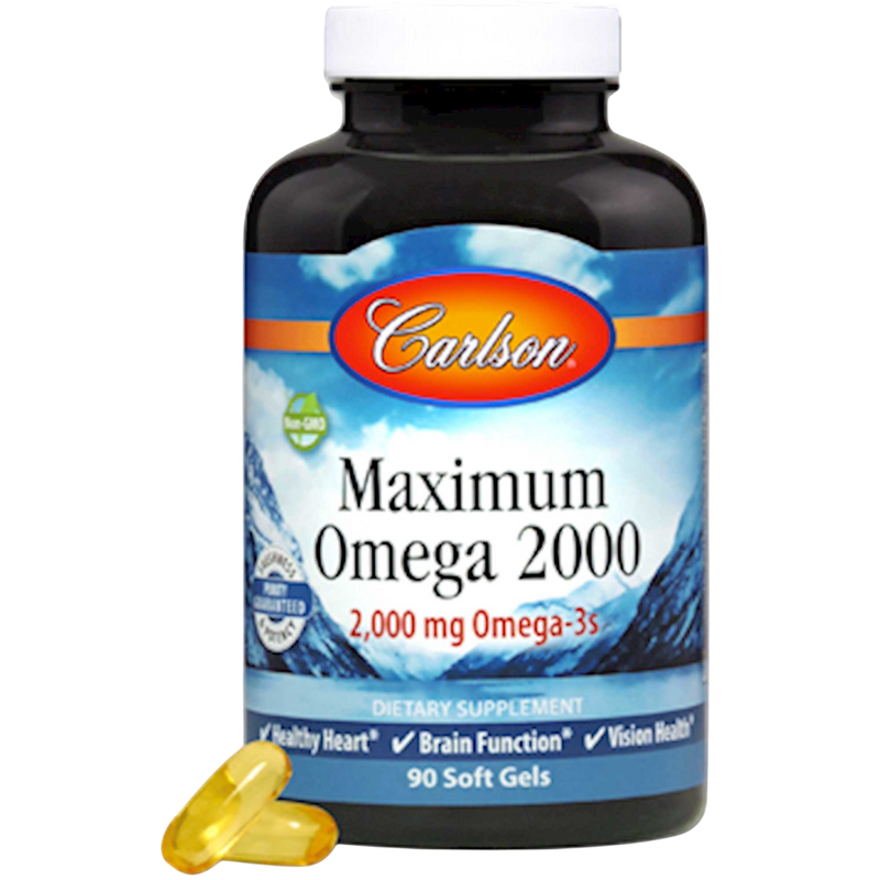 Carlson Labs - Maximum Omega 2000 (Bonus Bottle) 90 Softgels
