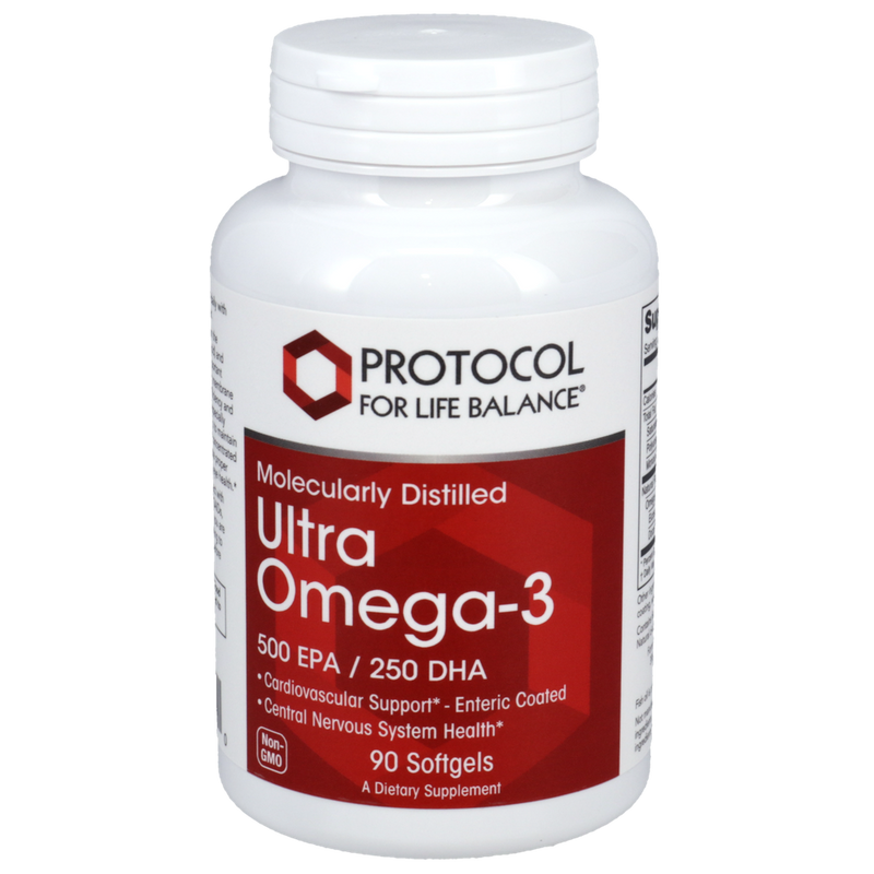 Protocol for Life Balance - Ultra Omega-3 500EPA/250DHA 90 Softgel Capsules